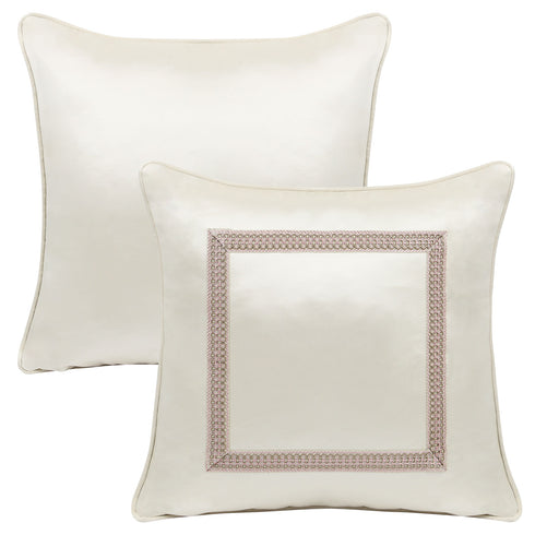 Georgia Ivory Silk Cushion